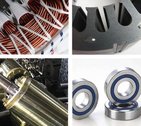 普通電機內部結構展示